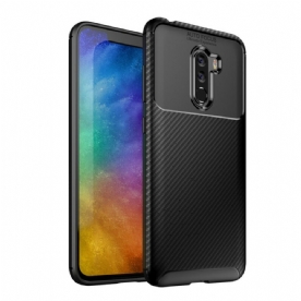 Hoesje voor Pocophone F1 Koolstofvezelslang