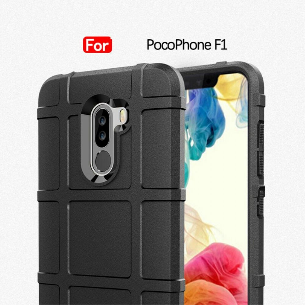 Hoesje voor Pocophone F1 Robuust Schild