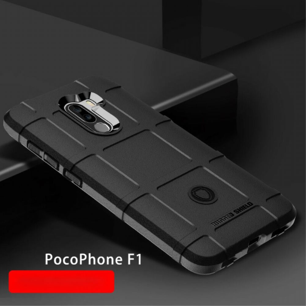 Hoesje voor Pocophone F1 Robuust Schild