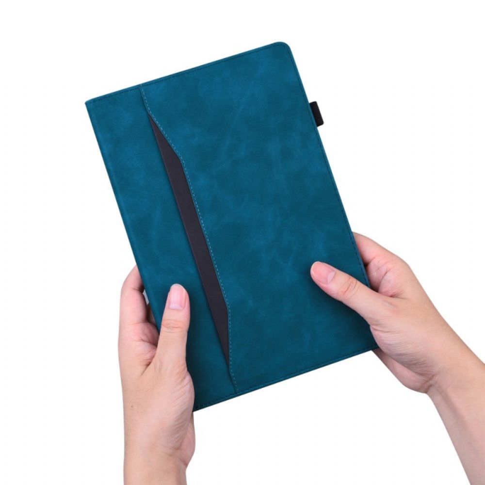 Cover Samsung Galaxy Tab S9 Plus Met Buitenvak En Pennenhouder