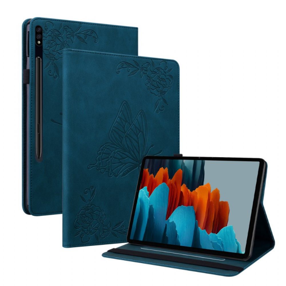 Cover Samsung Galaxy Tab S9 Plus Vlinder Bescherming Hoesje