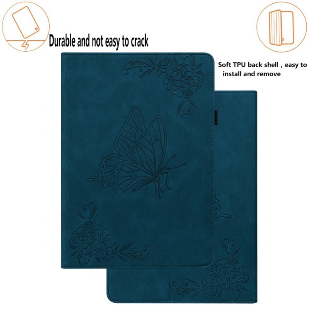 Cover Samsung Galaxy Tab S9 Plus Vlinder Bescherming Hoesje