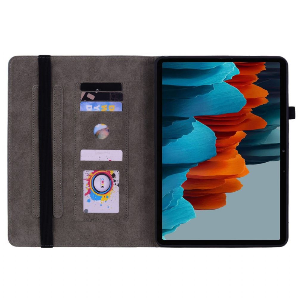 Cover Samsung Galaxy Tab S9 Plus Vlinders En Rozen