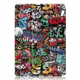 Samsung Galaxy Tab S9 Plus Transparante Graffiti Achterkant