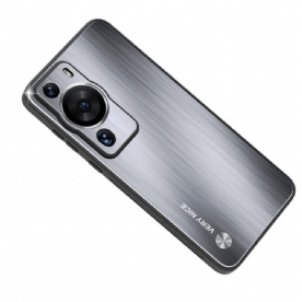 Hoesje voor Huawei P60 Pro Geborsteld Aluminium