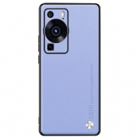 Hoesje voor Huawei P60 Pro Kunstleer Huid