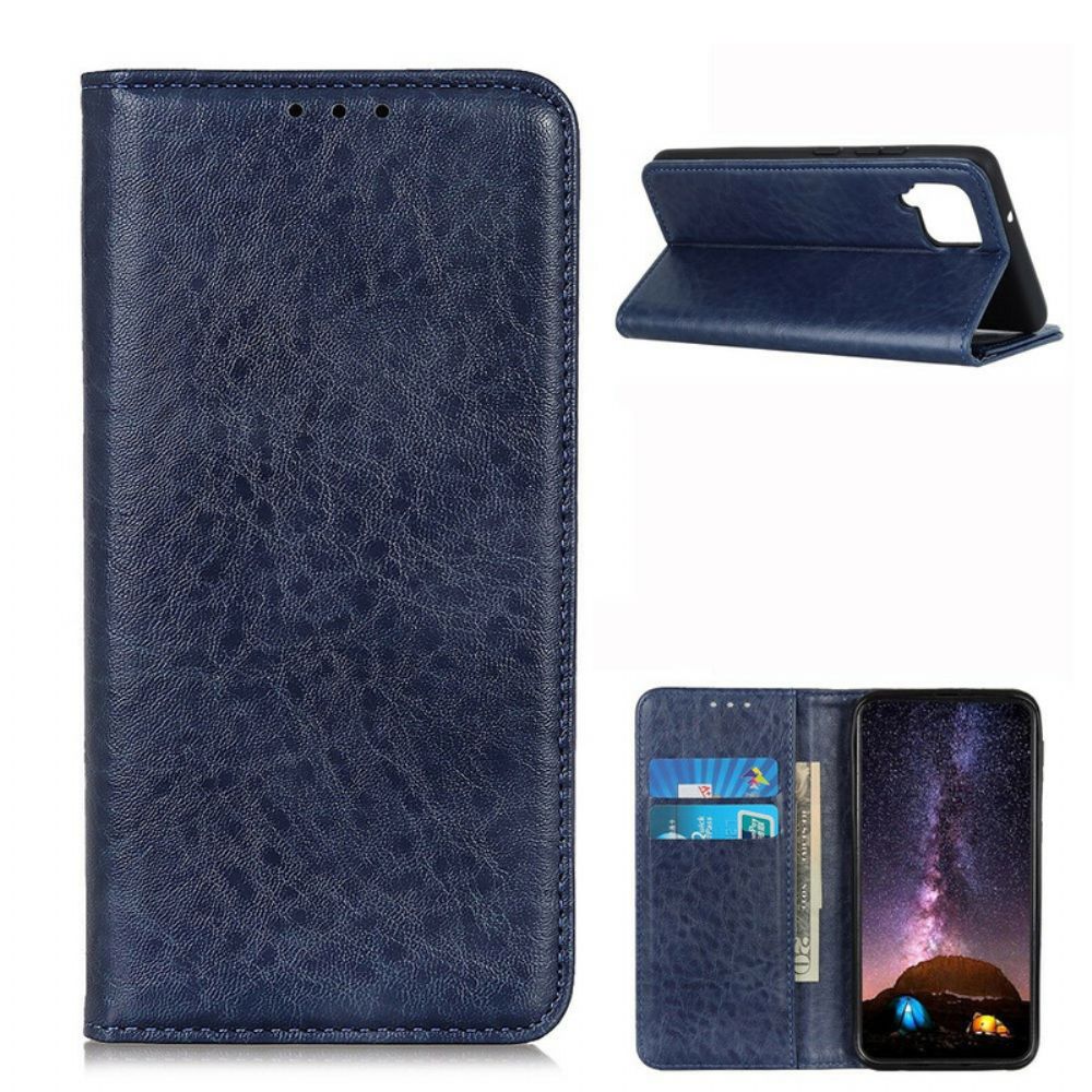 Bescherming Hoesje voor Samsung Galaxy A42 5G Folio-hoesje Soberheid Lederen Stijl