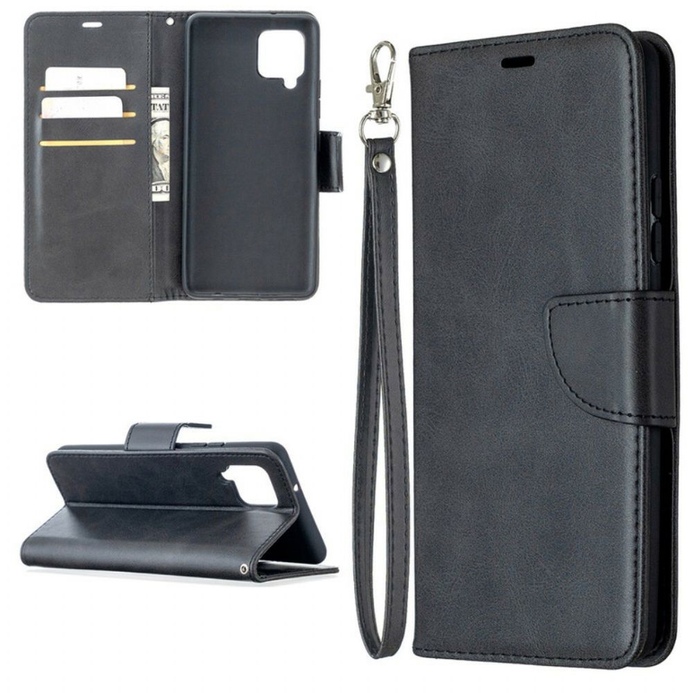 Folio-hoesje voor Samsung Galaxy A42 5G Flip Case Gladde Schuine Klep