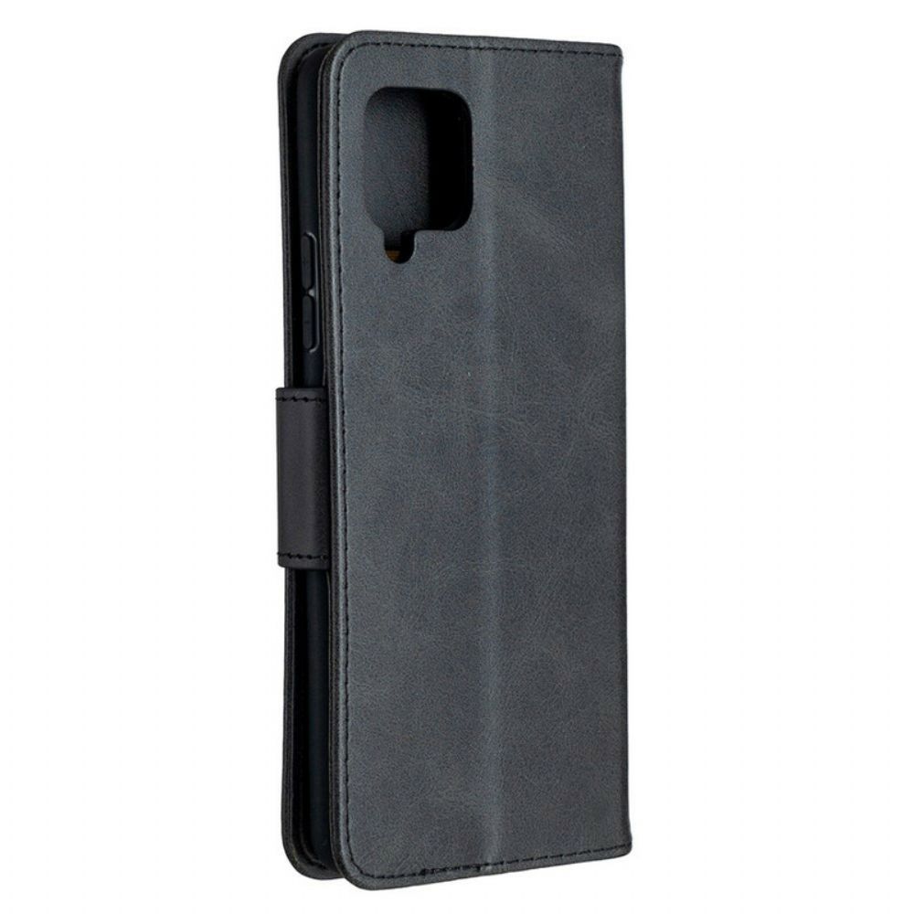 Folio-hoesje voor Samsung Galaxy A42 5G Flip Case Gladde Schuine Klep