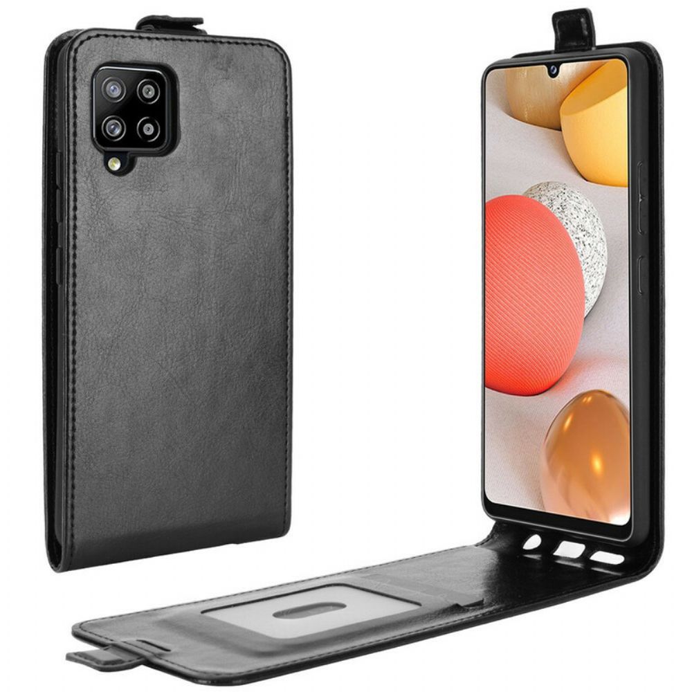 Folio-hoesje voor Samsung Galaxy A42 5G Flip Case Leren Effect Verticale Klep