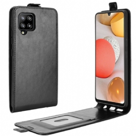 Folio-hoesje voor Samsung Galaxy A42 5G Flip Case Leren Effect Verticale Klep