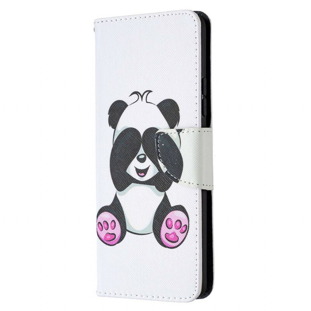 Folio-hoesje voor Samsung Galaxy A42 5G Pandaplezier