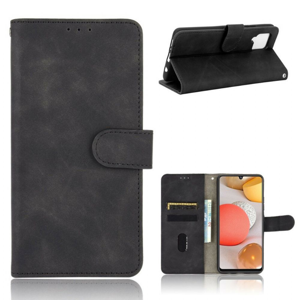 Folio-hoesje voor Samsung Galaxy A42 5G Skin-touch