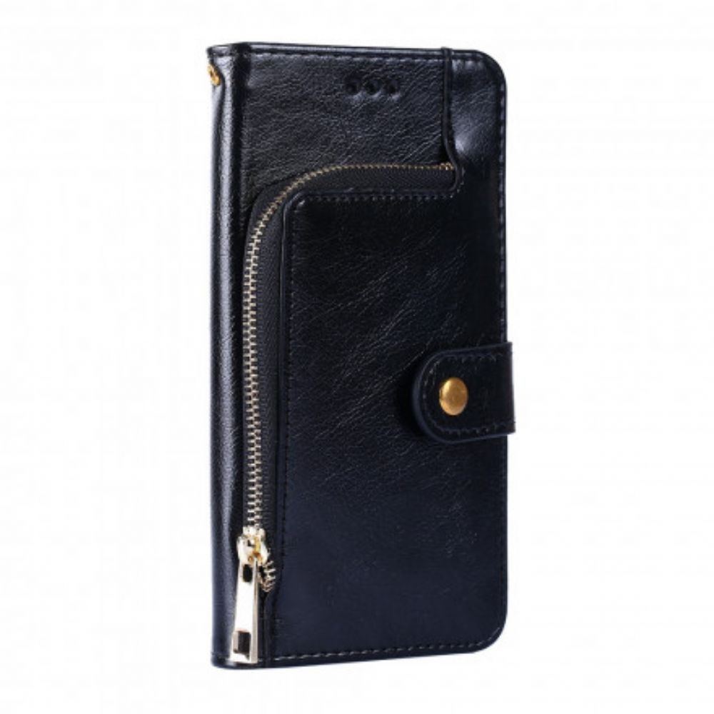 Folio-hoesje voor Samsung Galaxy A42 5G Zip Portemonnee