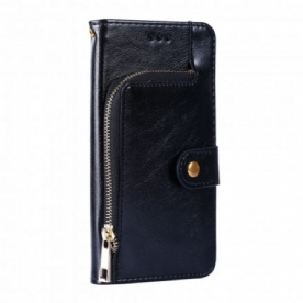 Folio-hoesje voor Samsung Galaxy A42 5G Zip Portemonnee