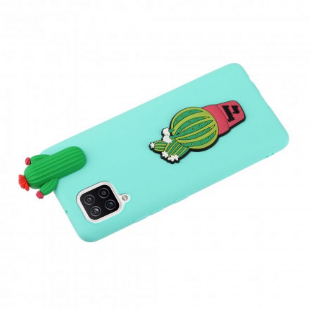 Hoesje voor Samsung Galaxy A42 5G 3d Cactus Waanzin