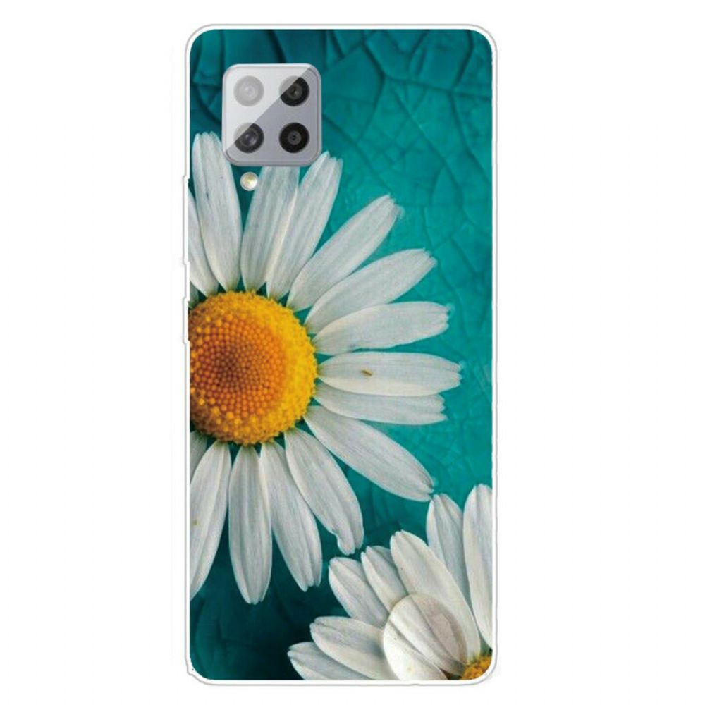 Hoesje voor Samsung Galaxy A42 5G Daisy