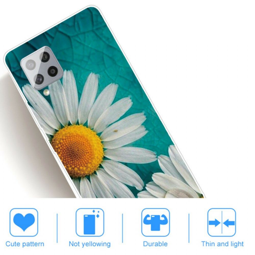 Hoesje voor Samsung Galaxy A42 5G Daisy