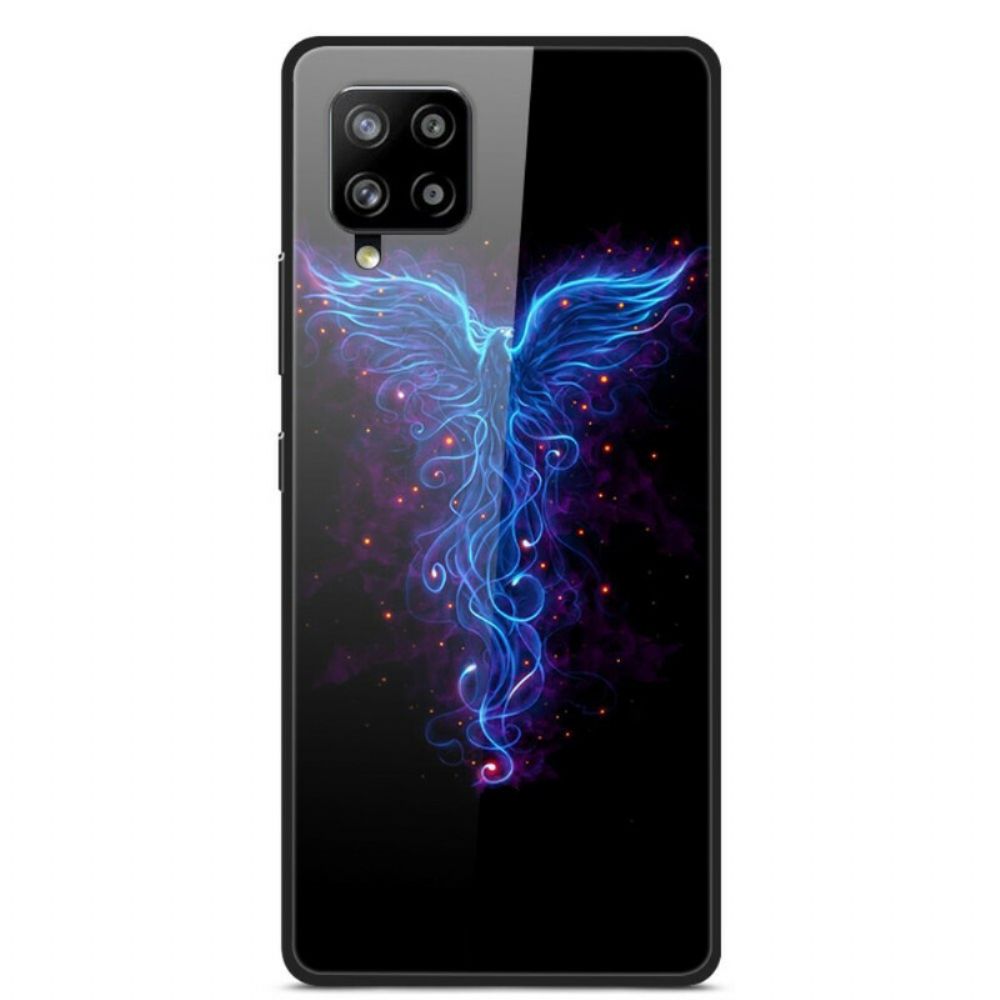 Hoesje voor Samsung Galaxy A42 5G Gehard Glas Phoenix