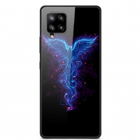 Hoesje voor Samsung Galaxy A42 5G Gehard Glas Phoenix