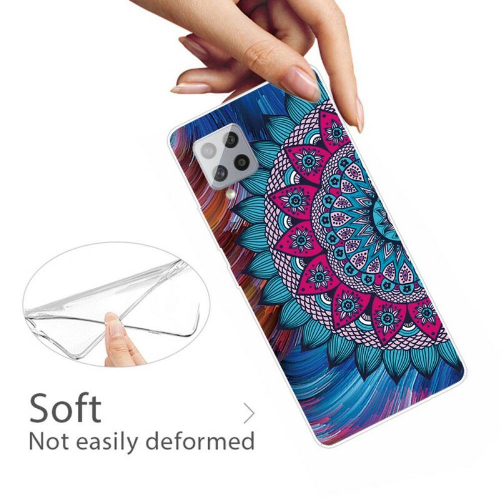 Hoesje voor Samsung Galaxy A42 5G Kleurrijke Mandala