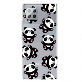 Hoesje voor Samsung Galaxy A42 5G Top Panda's Leuk