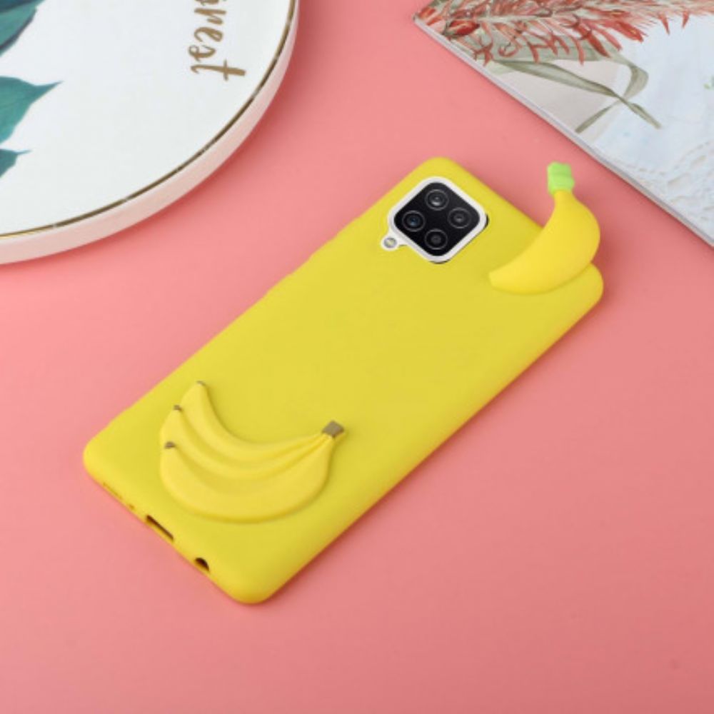 Telefoonhoesje voor Samsung Galaxy A42 5G 3d Banaan