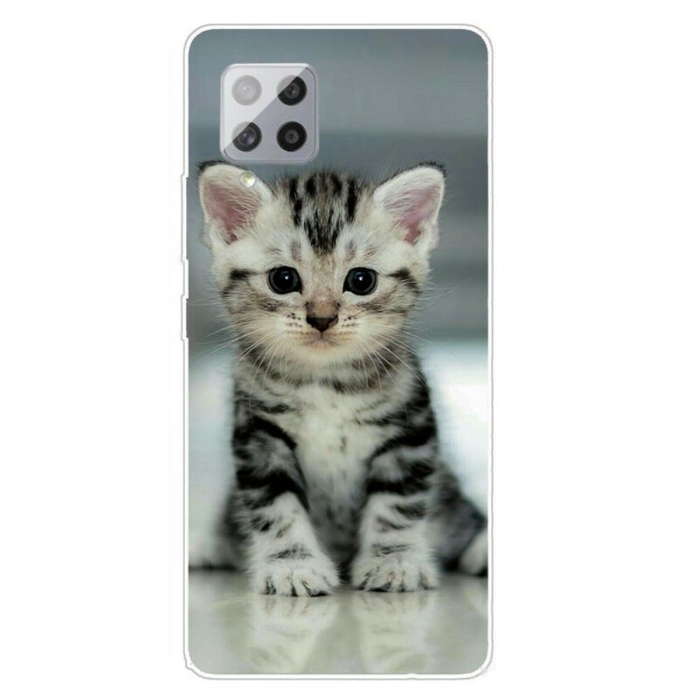 Telefoonhoesje voor Samsung Galaxy A42 5G Kitten Kitten