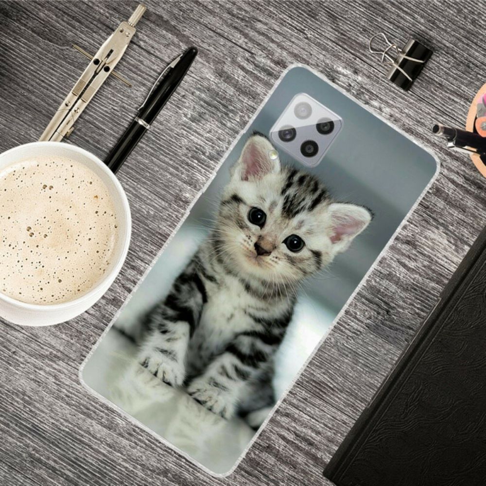 Telefoonhoesje voor Samsung Galaxy A42 5G Kitten Kitten