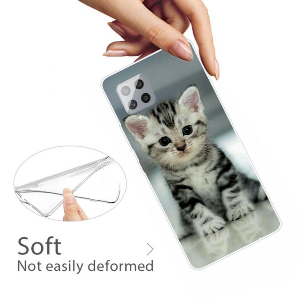 Telefoonhoesje voor Samsung Galaxy A42 5G Kitten Kitten