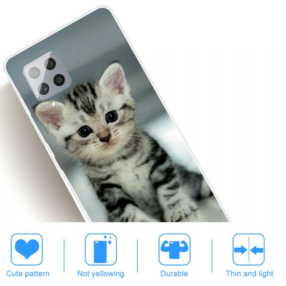 Telefoonhoesje voor Samsung Galaxy A42 5G Kitten Kitten