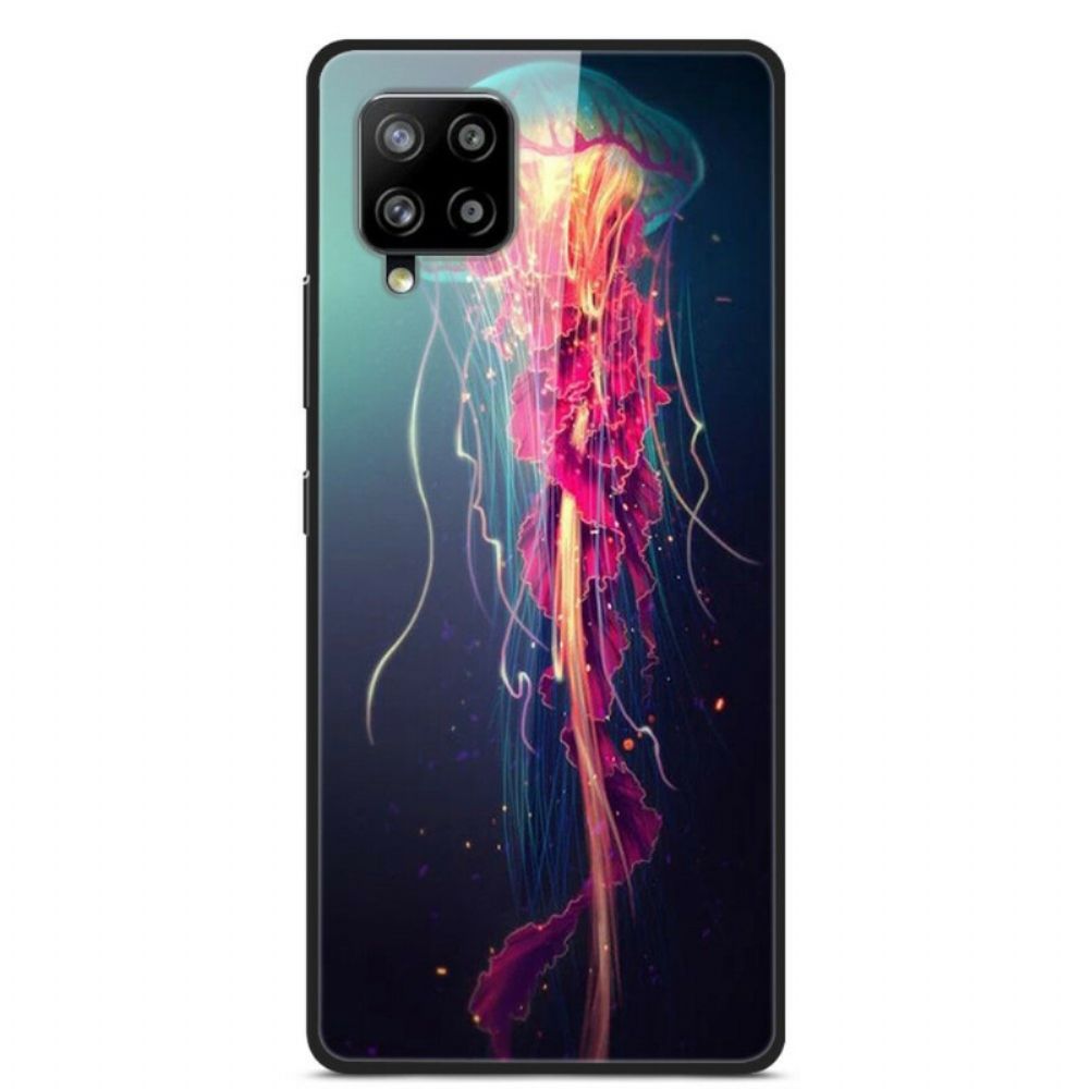 Telefoonhoesje voor Samsung Galaxy A42 5G Octopus Gehard Glas