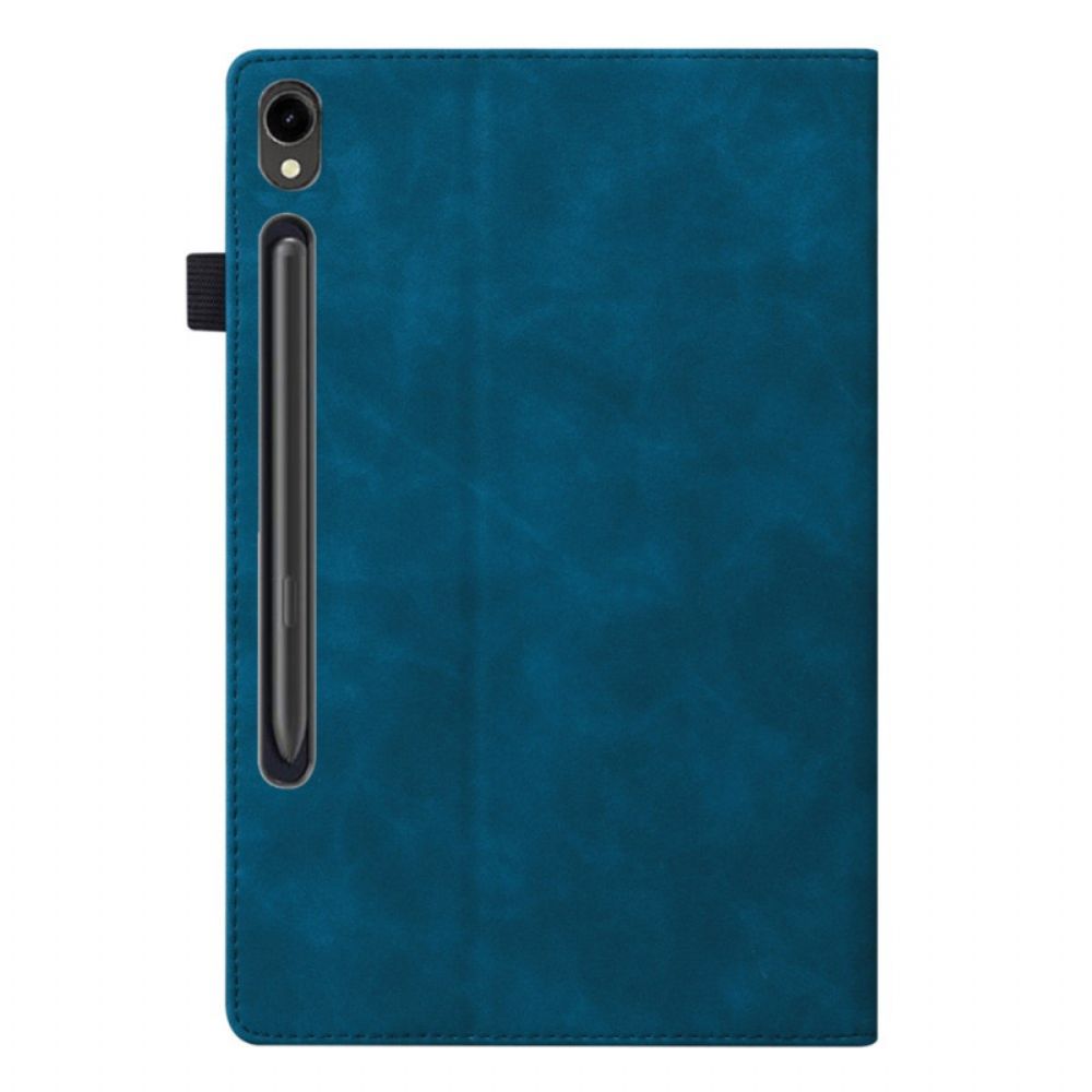 Cover Samsung Galaxy Tab S9 Suède-effect