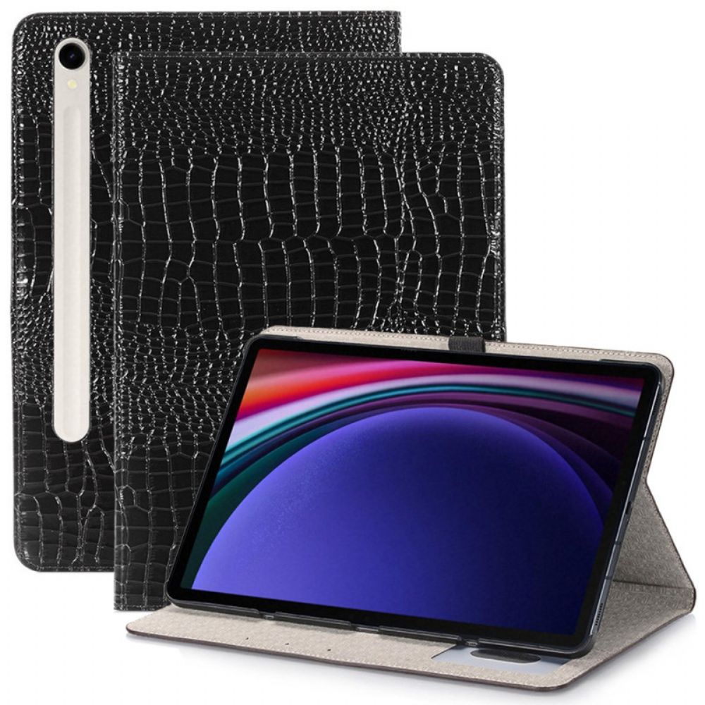 Cover Voor Samsung Galaxy Tab S9 Krokodilstijl