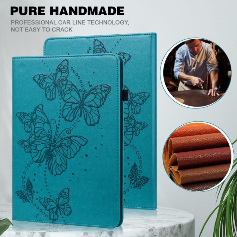 Cover Voor Samsung Galaxy Tab S9 Vlinderpatroon