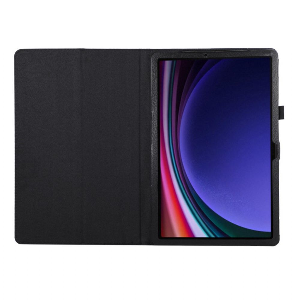 Hoesje Case Samsung Galaxy Tab S9 Telefoonhoesje Ledereffect