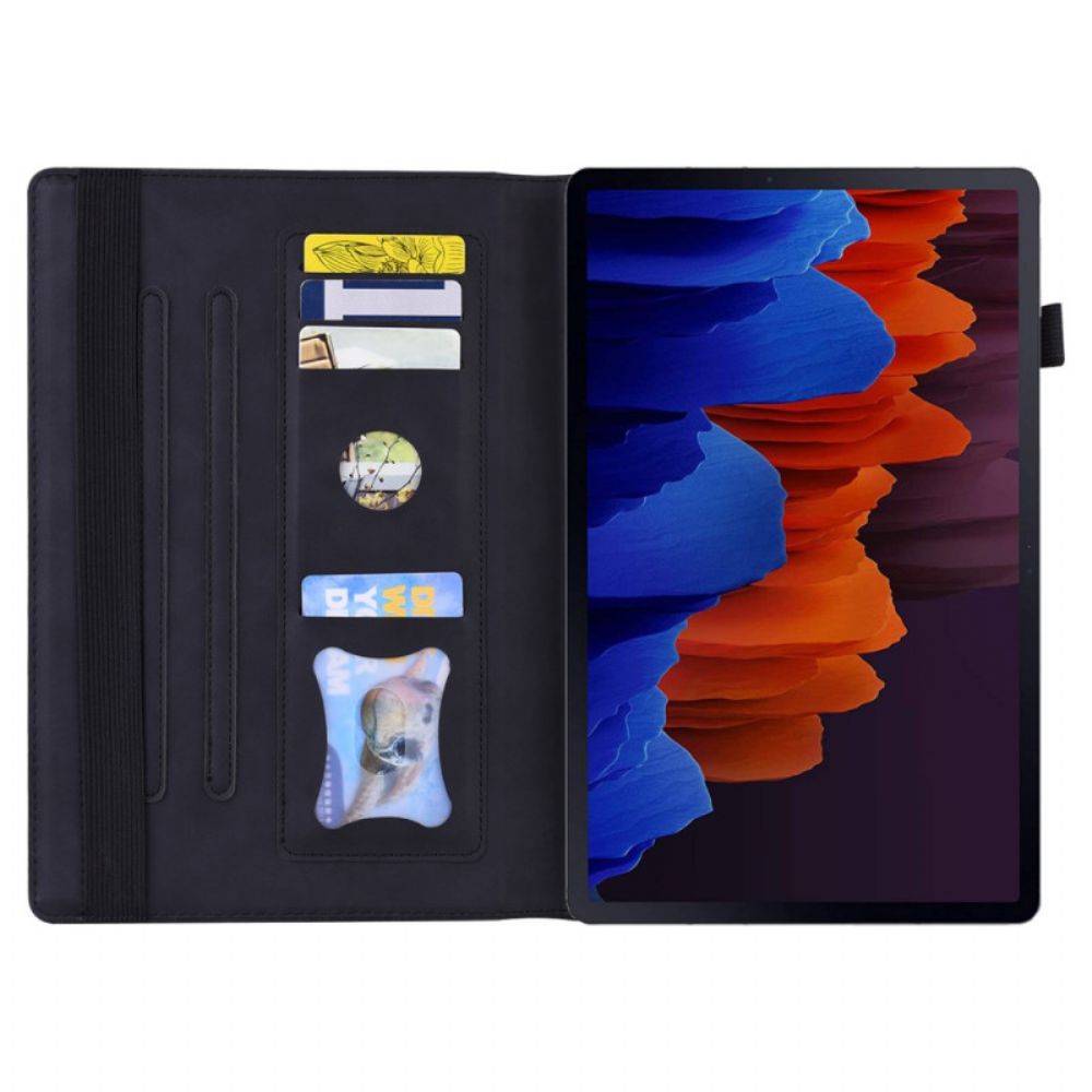 Hoesje Case Samsung Galaxy Tab S9 Telefoonhoesje Voorvak En Potloodhouder