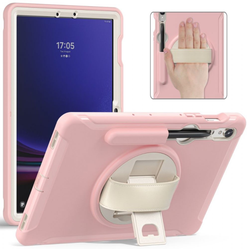 Hoesje Voor Samsung Galaxy Tab S9 Draagriem En Stylushouder