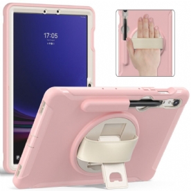 Hoesje Voor Samsung Galaxy Tab S9 Draagriem En Stylushouder