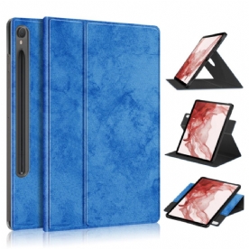 Leren Hoesje Voor Samsung Galaxy Tab S9 Draaiend