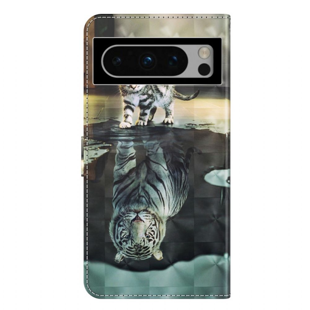 Folio-hoesje Google Pixel 8 Pro Dream Of Kitten Met Riempje