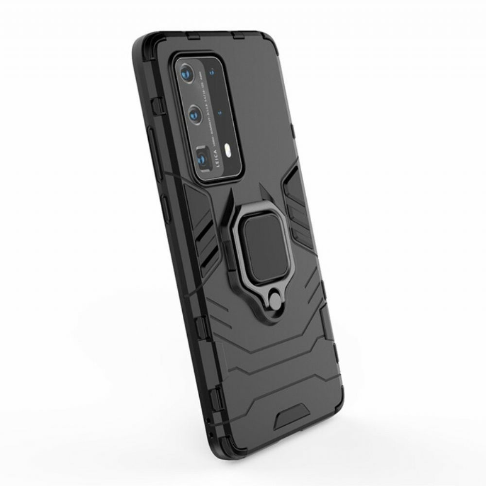 Telefoonhoesje voor Huawei P40 Pro Plus Resistente Ring