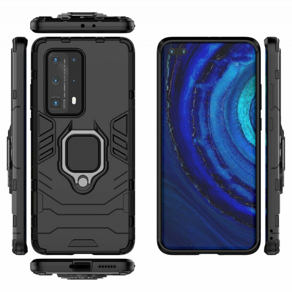 Telefoonhoesje voor Huawei P40 Pro Plus Resistente Ring