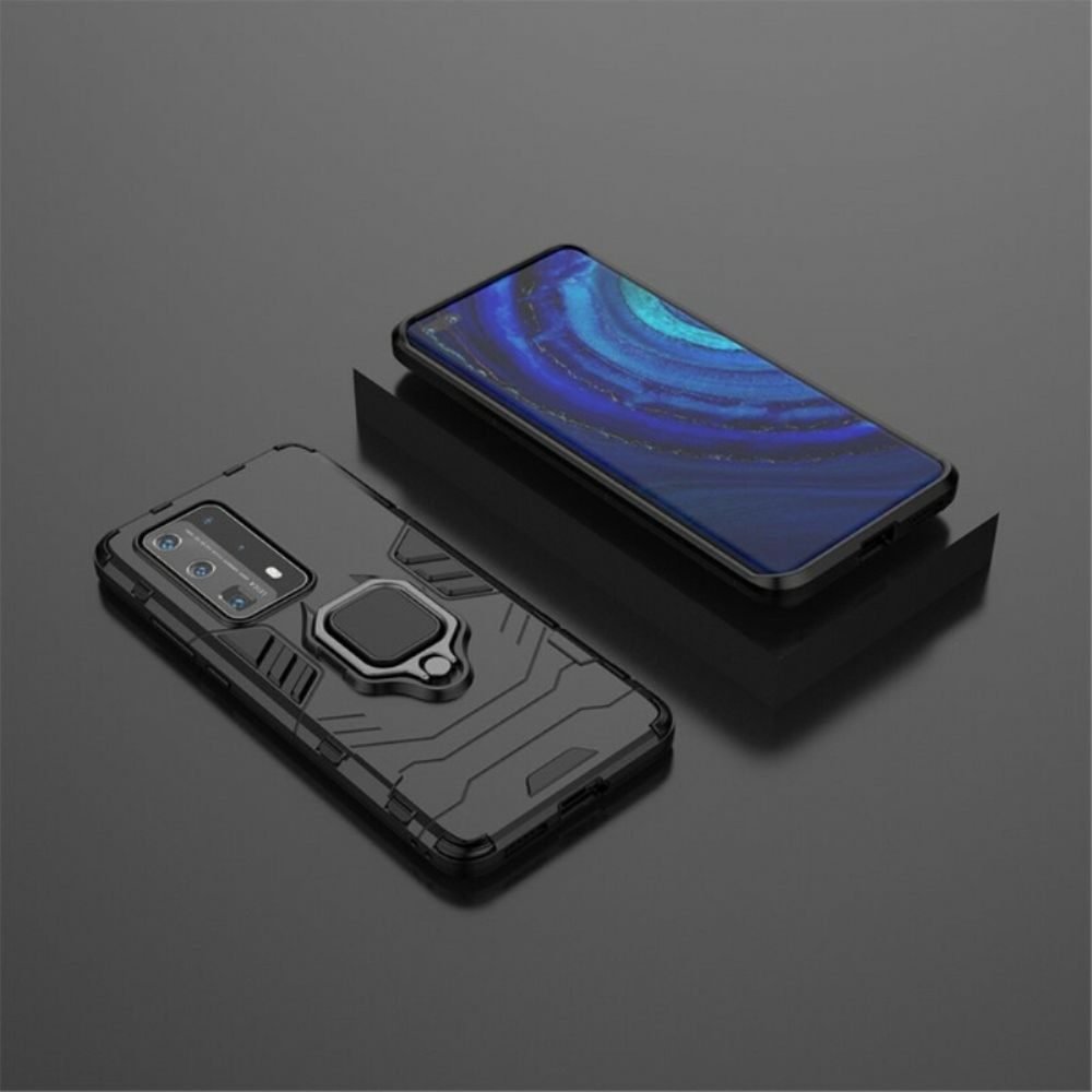 Telefoonhoesje voor Huawei P40 Pro Plus Resistente Ring