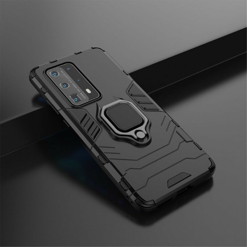 Telefoonhoesje voor Huawei P40 Pro Plus Resistente Ring