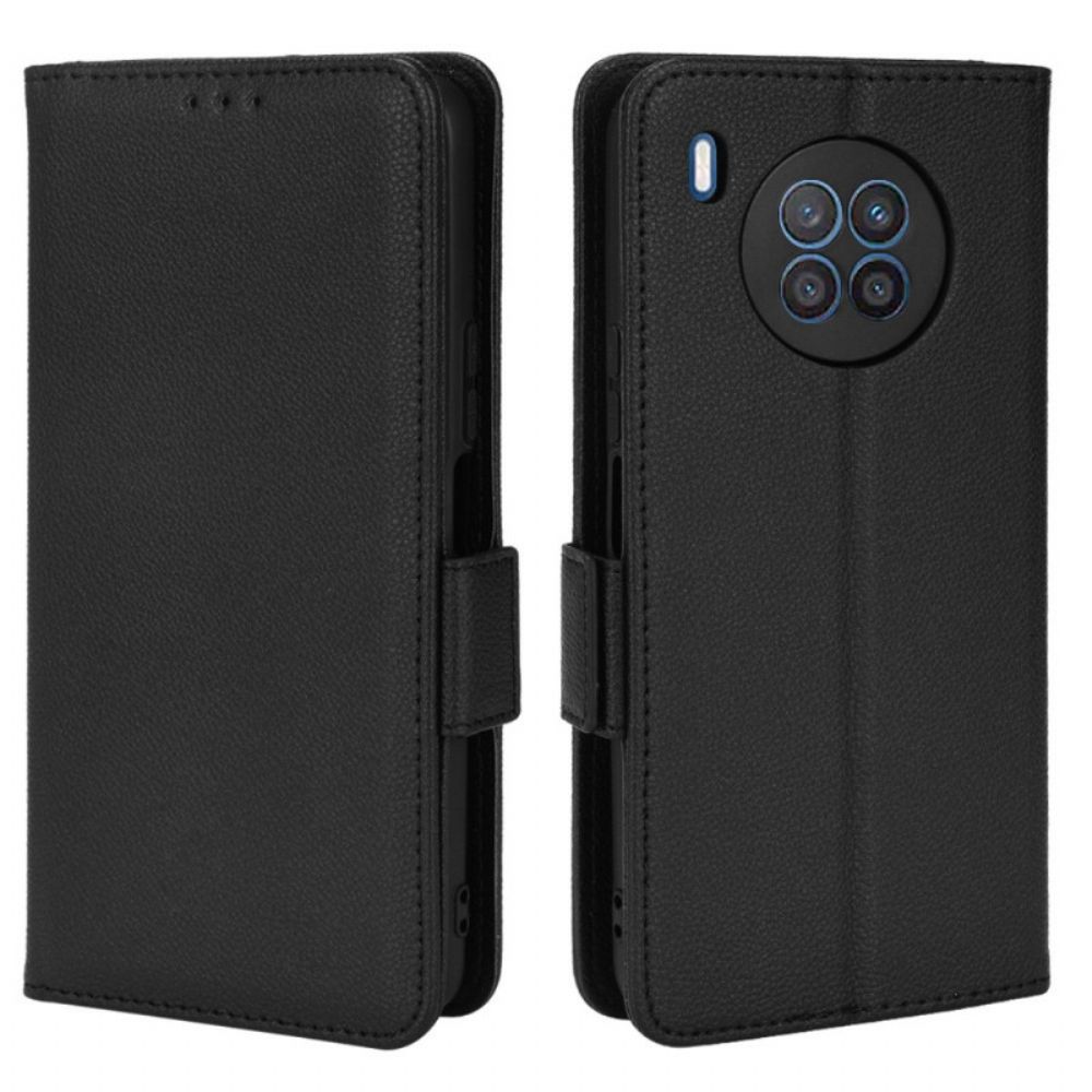 Folio-hoesje voor Huawei Nova 8i / Honor 50 Lite Flip Case Dubbele Flap Litchi Nieuwe Kleuren