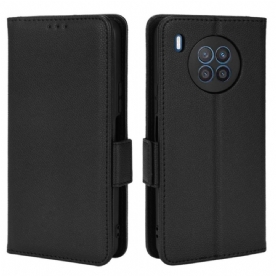 Folio-hoesje voor Huawei Nova 8i / Honor 50 Lite Flip Case Dubbele Flap Litchi Nieuwe Kleuren