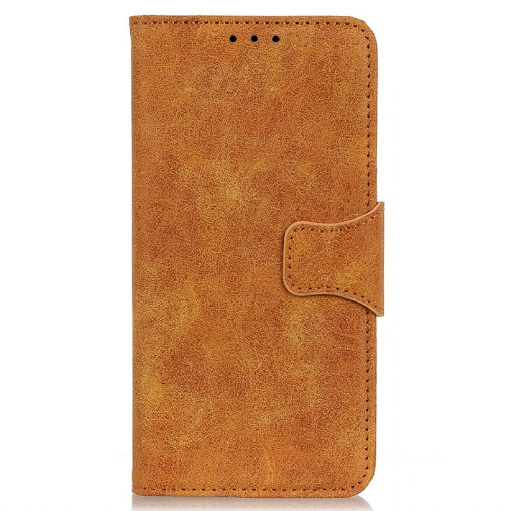 Folio-hoesje voor Huawei Nova 8i / Honor 50 Lite Flip Case Vintage Magnetische Klep