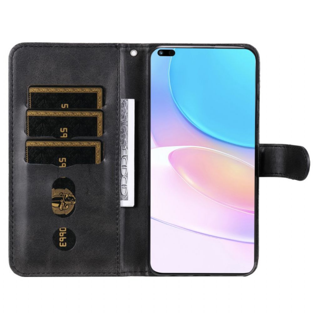 Folio-hoesje voor Huawei Nova 8i / Honor 50 Lite Vintage Portemonnee