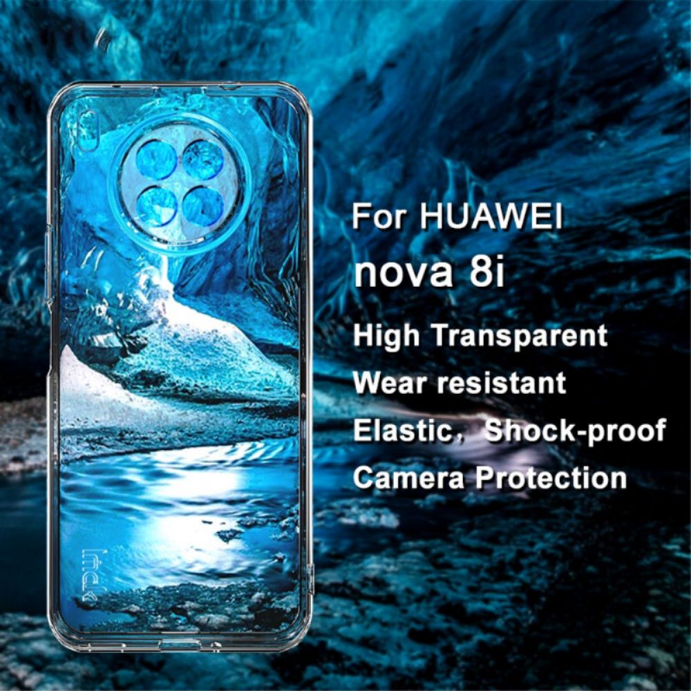 Hoesje voor Huawei Nova 8i / Honor 50 Lite Imak Ux-5 Serie Transparant